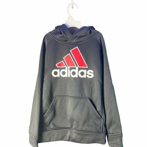 Adidas Black Fleece Hoodie Boys Size 8